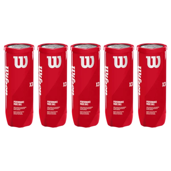 5x Wilson Padel X3