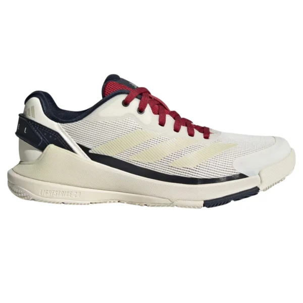 Adidas Crazyquick LS Padel Women Chalk White/Ice Gold Met.