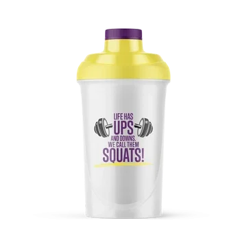 Shaker (600 ml) - Purple/Yellow