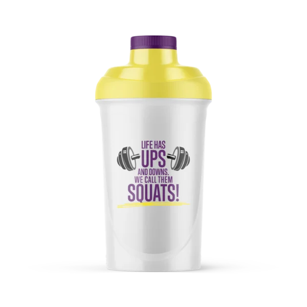 Bodylab Shaker (600 ml) - Purple/Yellow
