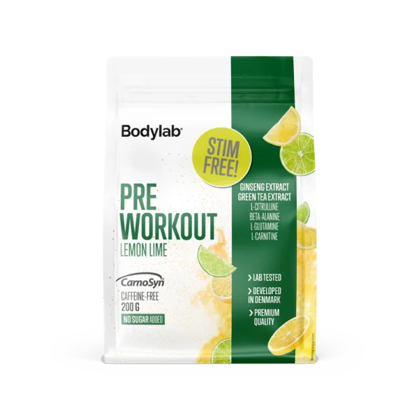 Pre Workout (200 g) - Lemon Lime (Stim-free)