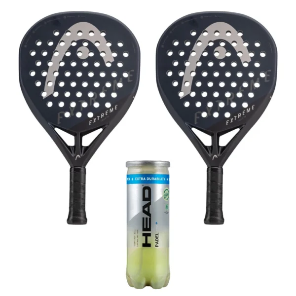 Head Padel Sæt (2 x Head Extreme Touch + Head Padel Pro+ 3 stk.)