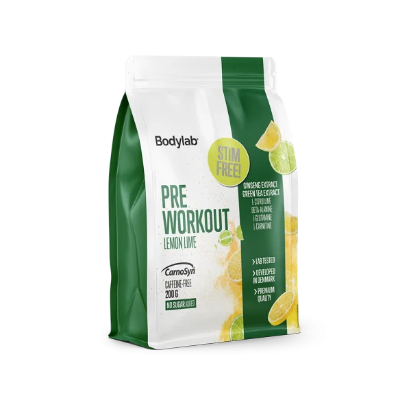 Pre Workout (200 g) - Lemon Lime (Caffeine-free)