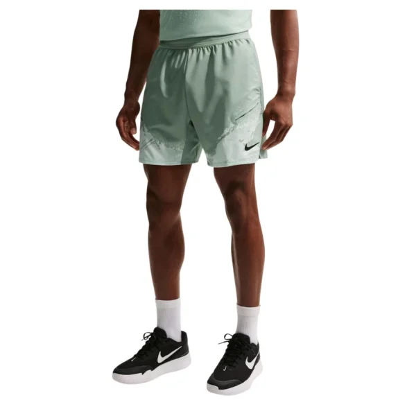 Nike Court Slam Dri-FIT Shorts Steam/Barely Green