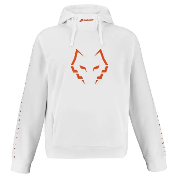 Babolat Hood Sweat Juan Lebron White